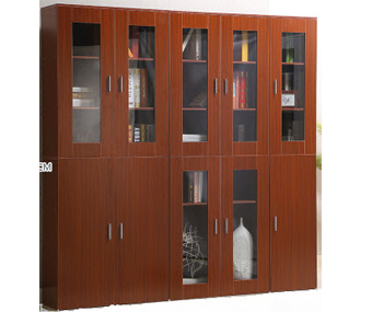 Tủ tài liệu văn phòng gỗ MDF mầu lát rộng 200cm 