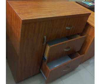 Tủ đựng đồ gỗ MFC có 3 ngăn kéo rộng 90cm 