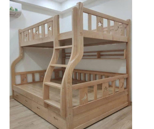 Giường tầng gỗ Sồi đẹp