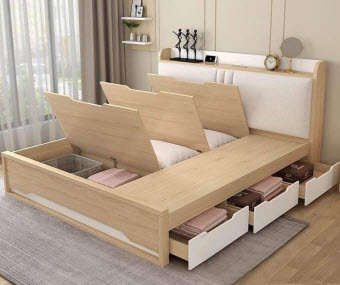 Giường ngủ thông minh đẹp hiện đại 