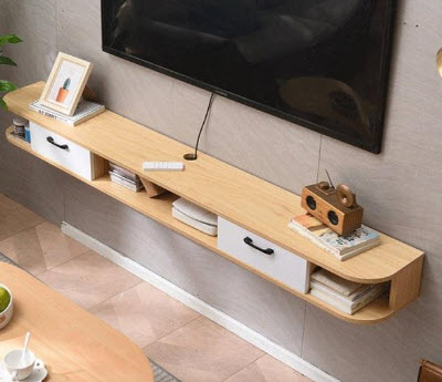 Kệ tivi treo tường đẹp thiết kế tối giản
