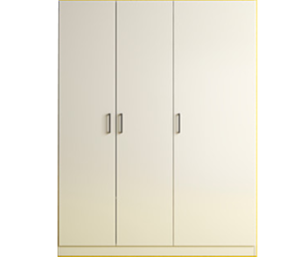 Tủ quần áo gỗ ép công nghiệp MDF rộng 140cm mầu trắng