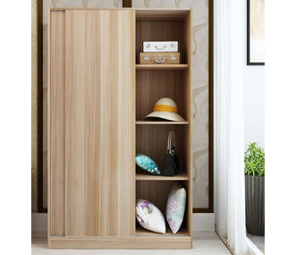 Tủ quần áo cánh lùa  gỗ MDF 2 buồng 