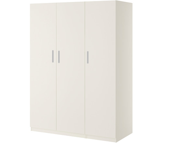 Tủ quần áo gỗ công nghiệp MDF mầu trắng 