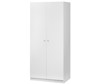 Tủ quần áo gỗ ép MDF rộng 80cm mầu trắng