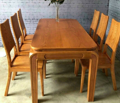 Bộ bàn ăn gỗ Sồi đẹp